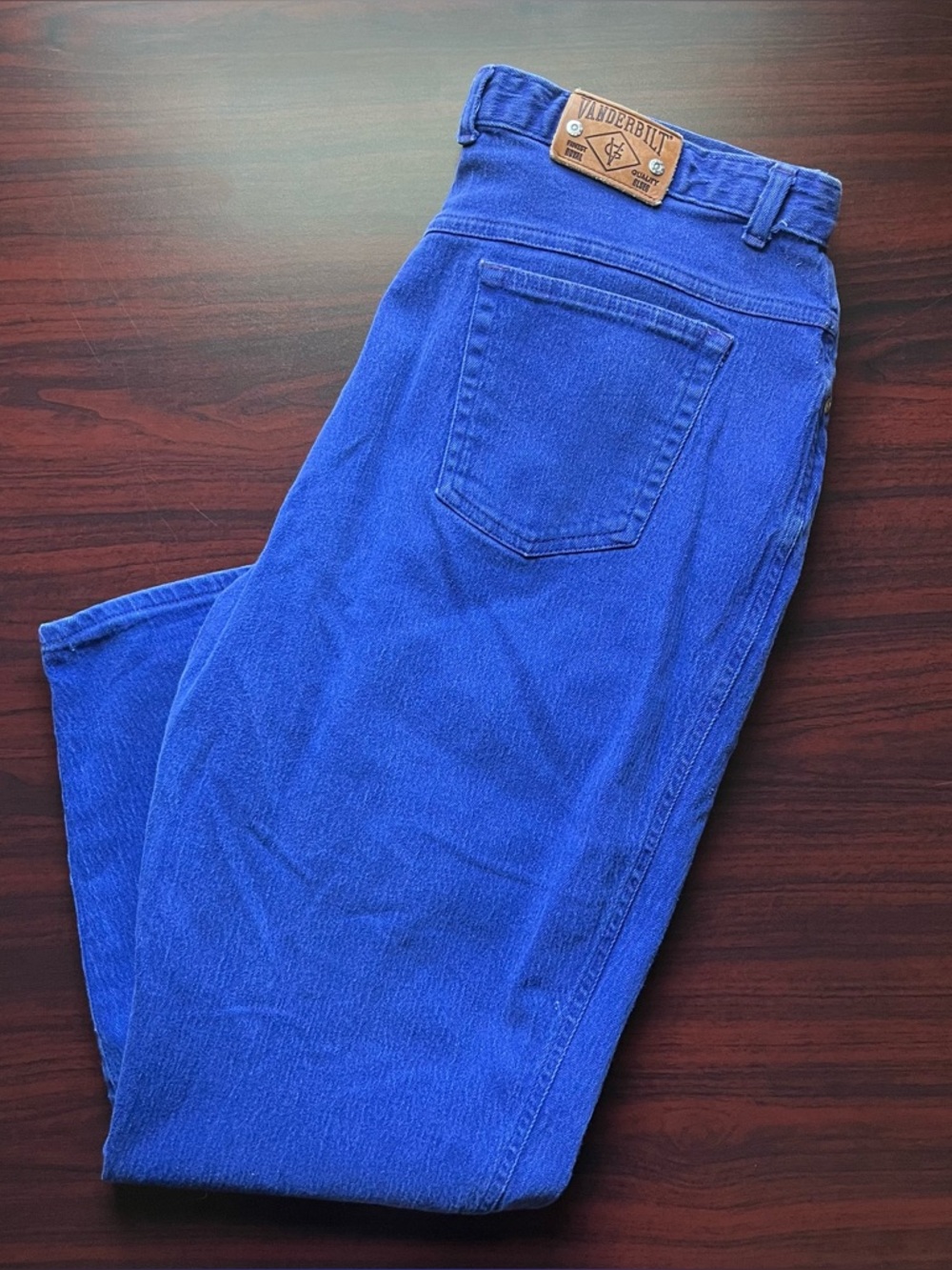 Vintage Gloria Vanderbilt Jeans Blue Size 34x20 80s